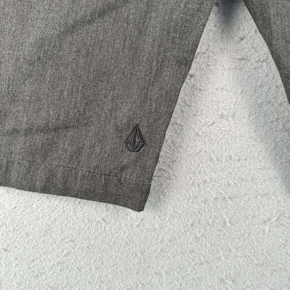 Volcom Vmonty Shorts Men’s 30 Dark Gray 10” Inseam Skater Stretch Modern Fit - Picture 15 of 16